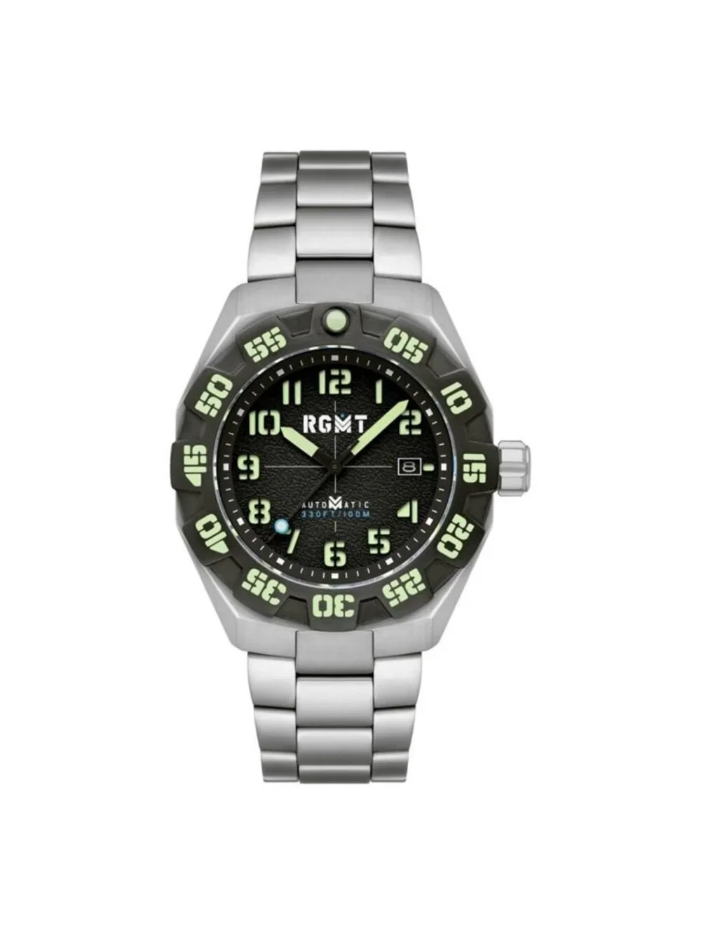 NWT Rgmt Field Master Black Dial Men's Watch